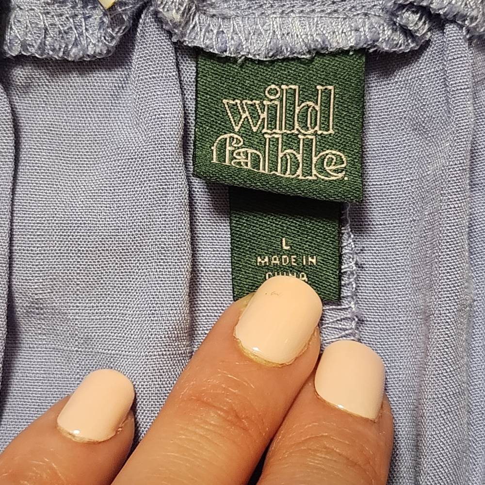 NWT Wild Fable Blue Shorts Size Large - Picture 3 of 3